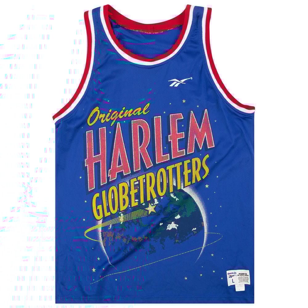 1998 Harlem Globetrotters Hobley #12 Reebok Jersey L