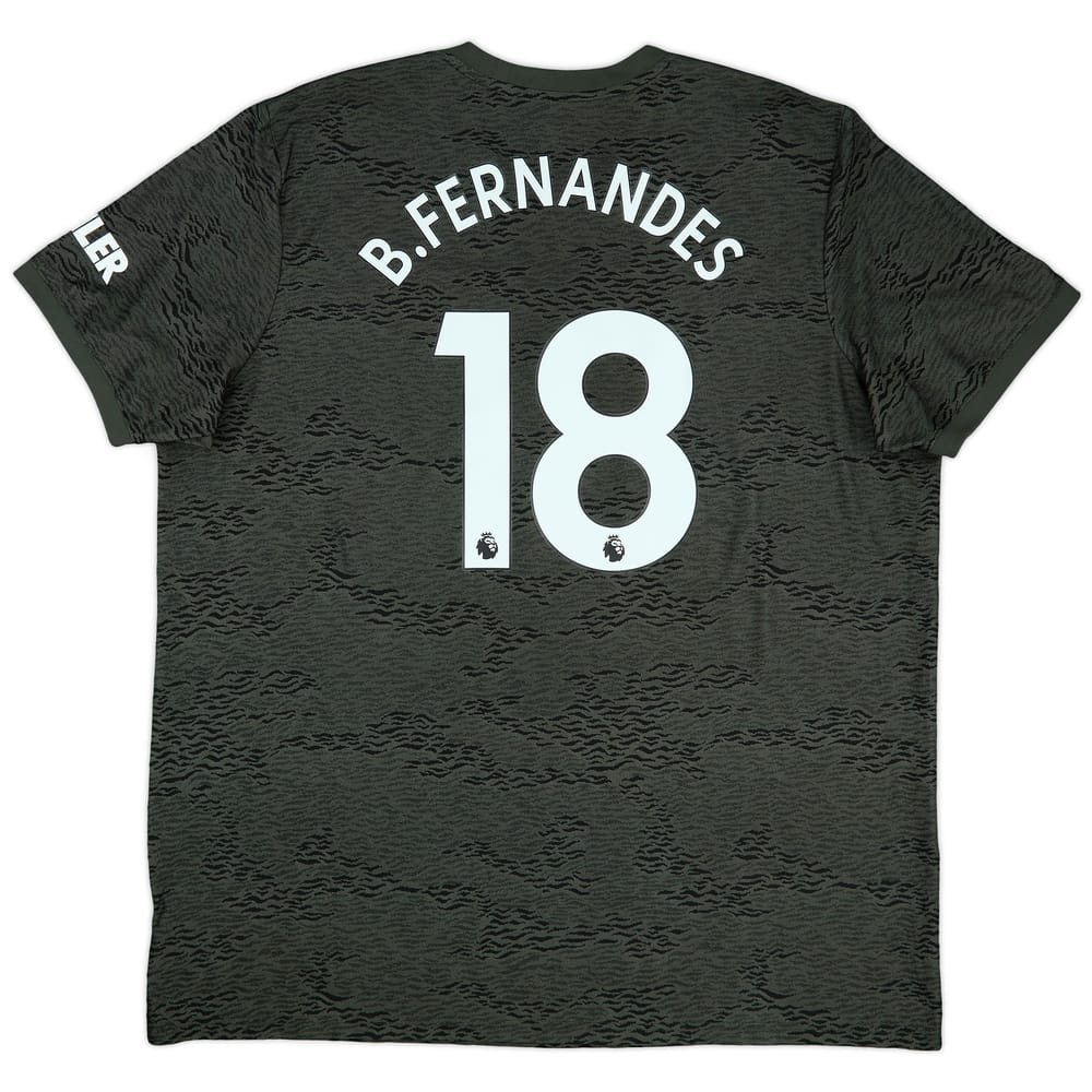2020-21 Manchester United Away Shirt B.Fernandes #18 - 10/10 - (3XL)