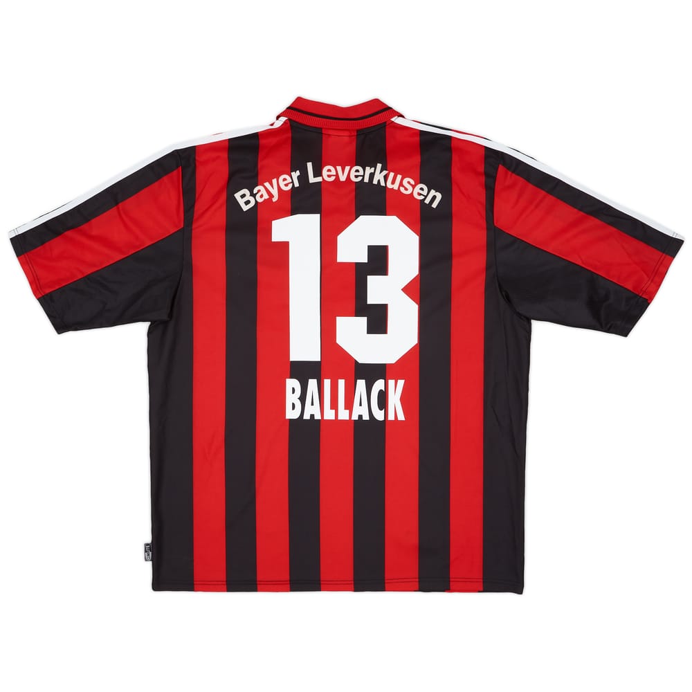 2000-01 Bayer Leverkusen Home Shirt Ballack #13 - 8/10 - (XXL)