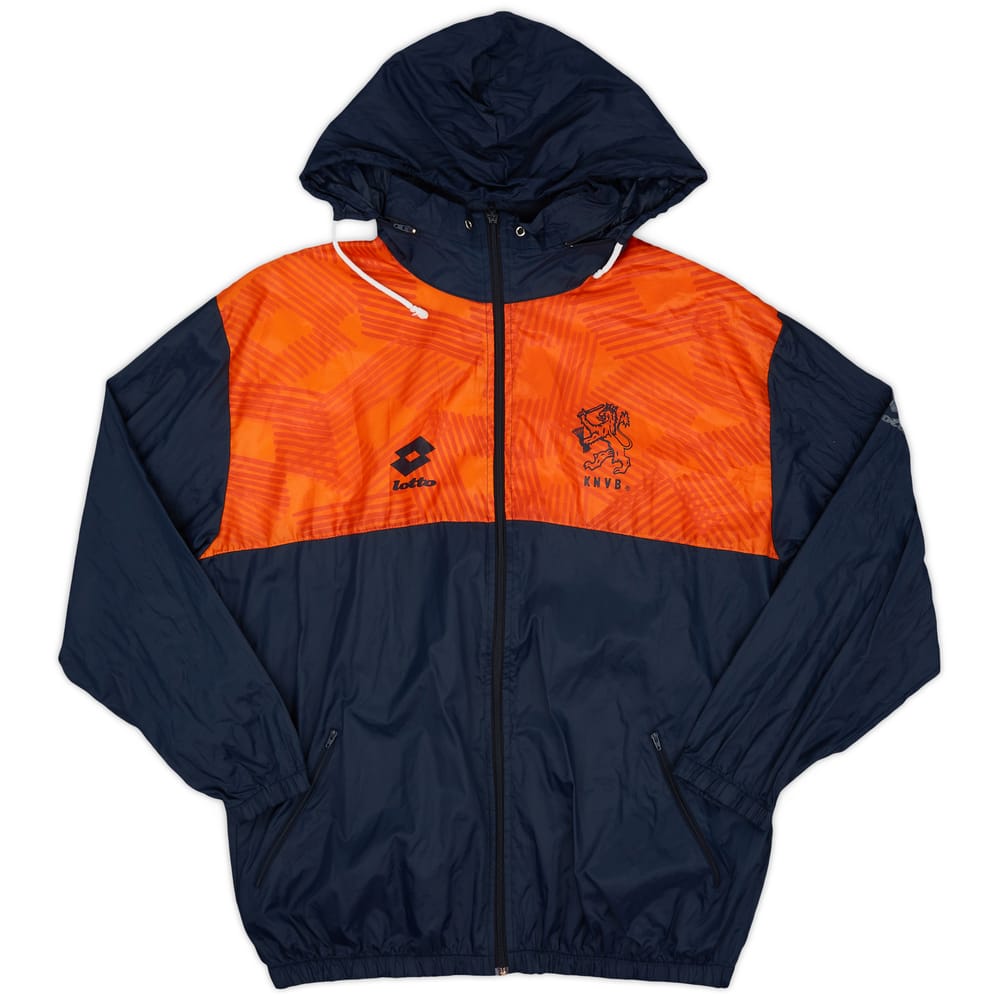1992-93 Netherlands Lotto Track Jacket - 8/10 - (XXL)