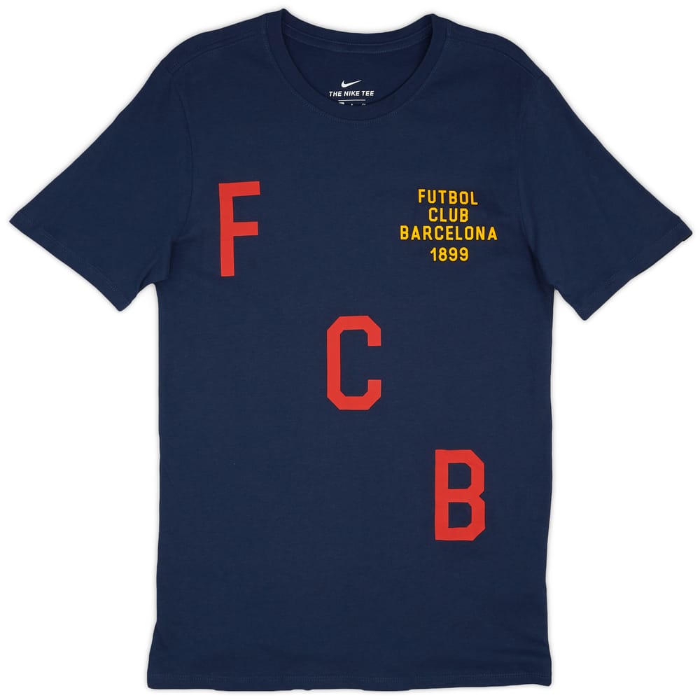2017-18 Barcelona Nike Squad Tee (S)