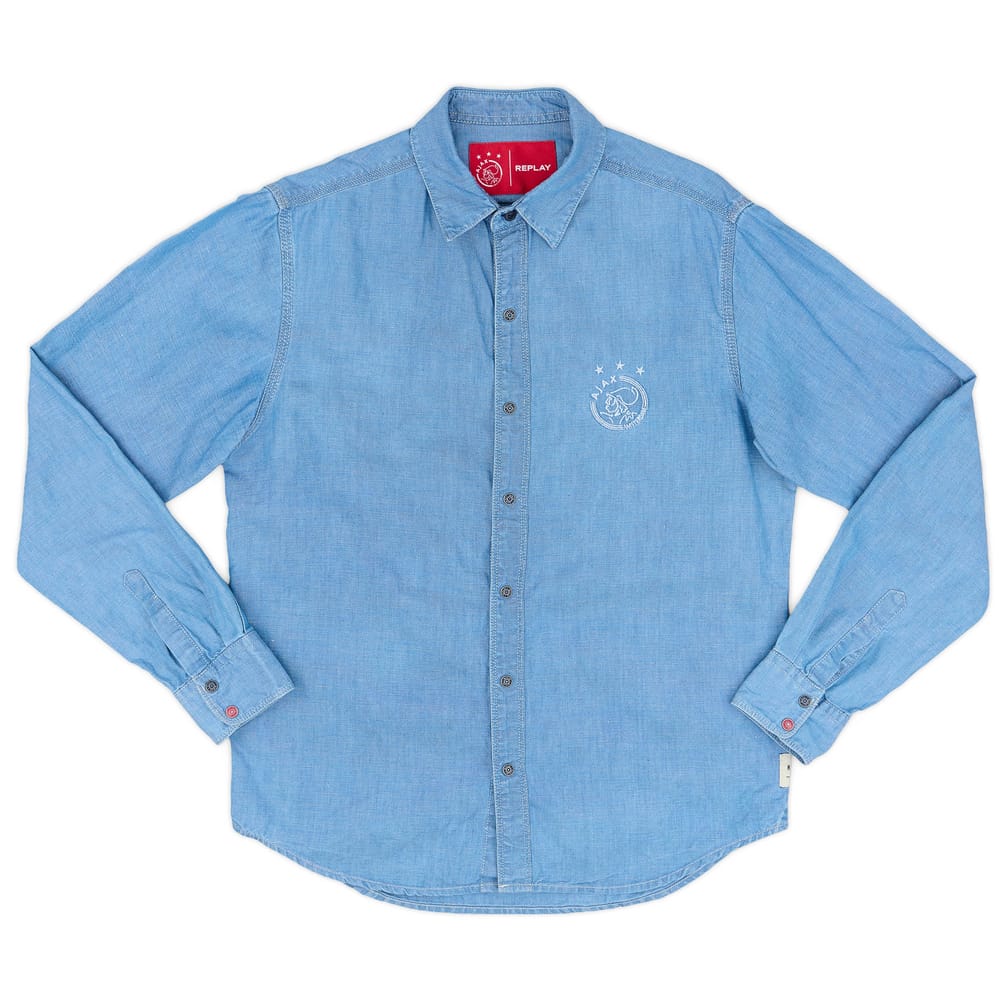 2020 Ajax Replay Denim Style Shirt - 8/10 - (S)