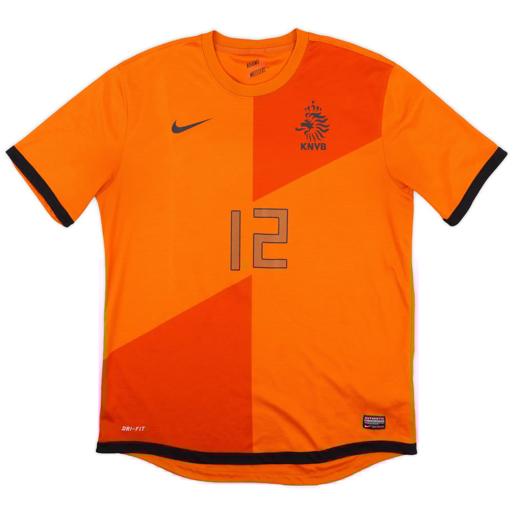2012-13 Netherlands Home Shirt #12 - 9/10 - (L)