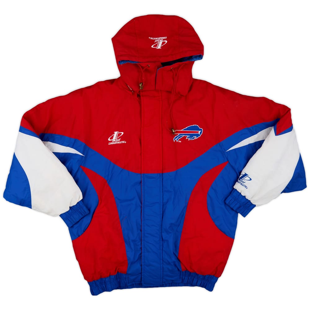 1990s Buffalo Bills Logo Athletic Rain Coat - 8/10 - (M)
