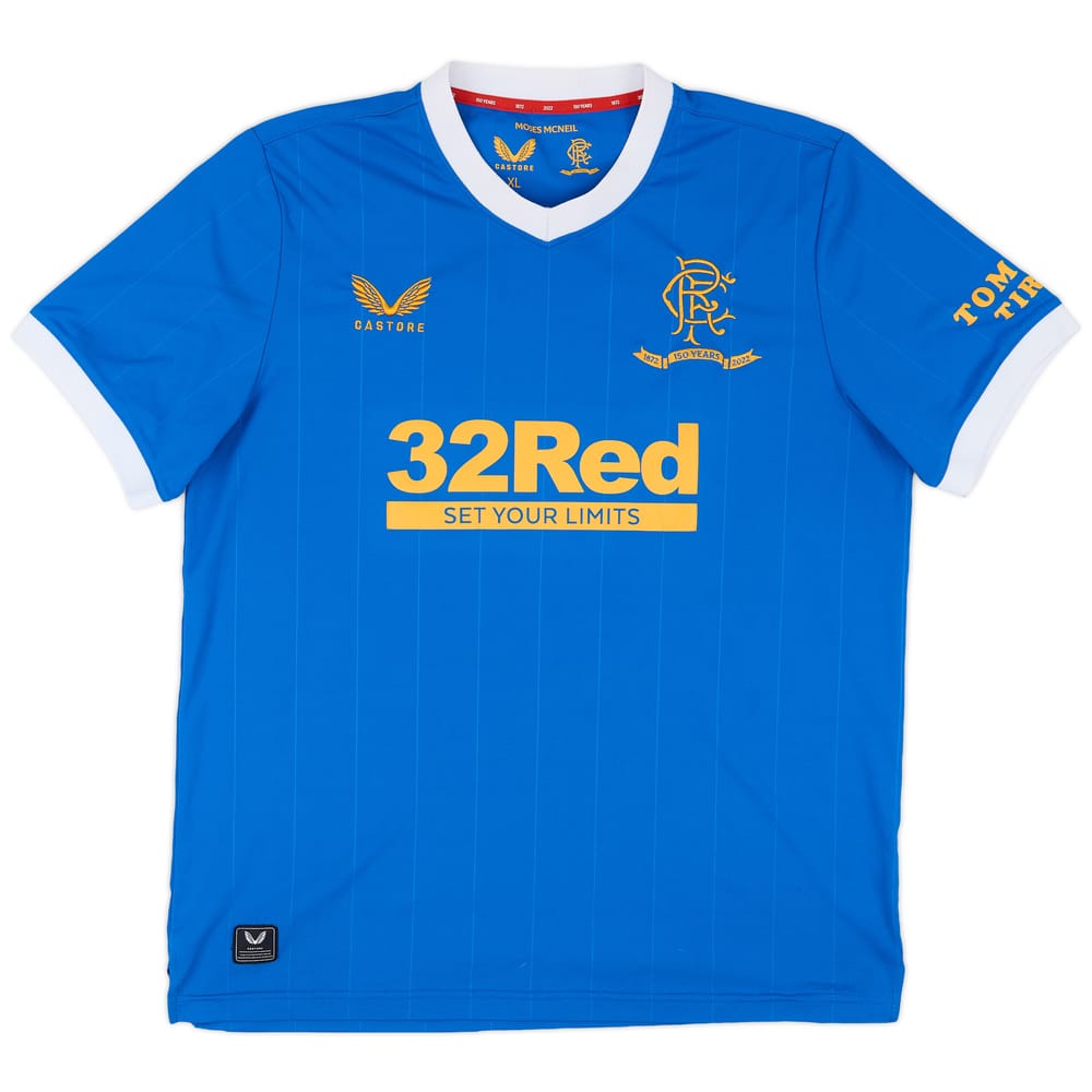 2021-22 Rangers Home Shirt - 8/10 - (XL)