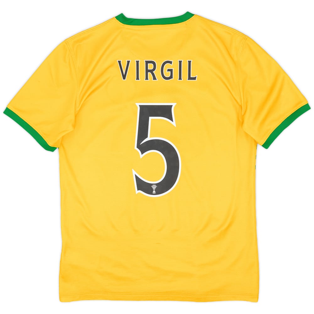 2013-14 Celtic Away Shirt Virgil #5 - 6/10 - (S)