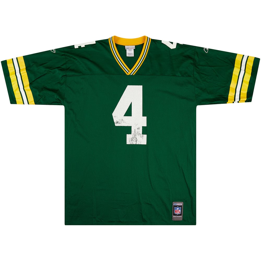 2001 Green Bay Packers Favre #4 Reebok Jersey (Home) XL
