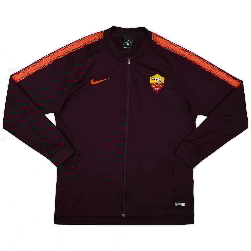 2018-19 Roma Nike 1/4 Zip Drill Top - 9/10 - (L)
