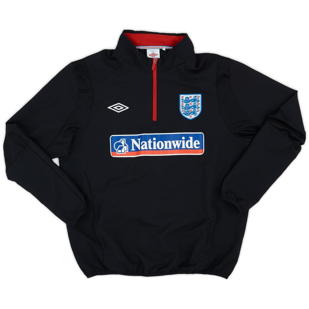 2010-11 England Umbro 1/4 Zip Drill Top - 8/10 - (XL)