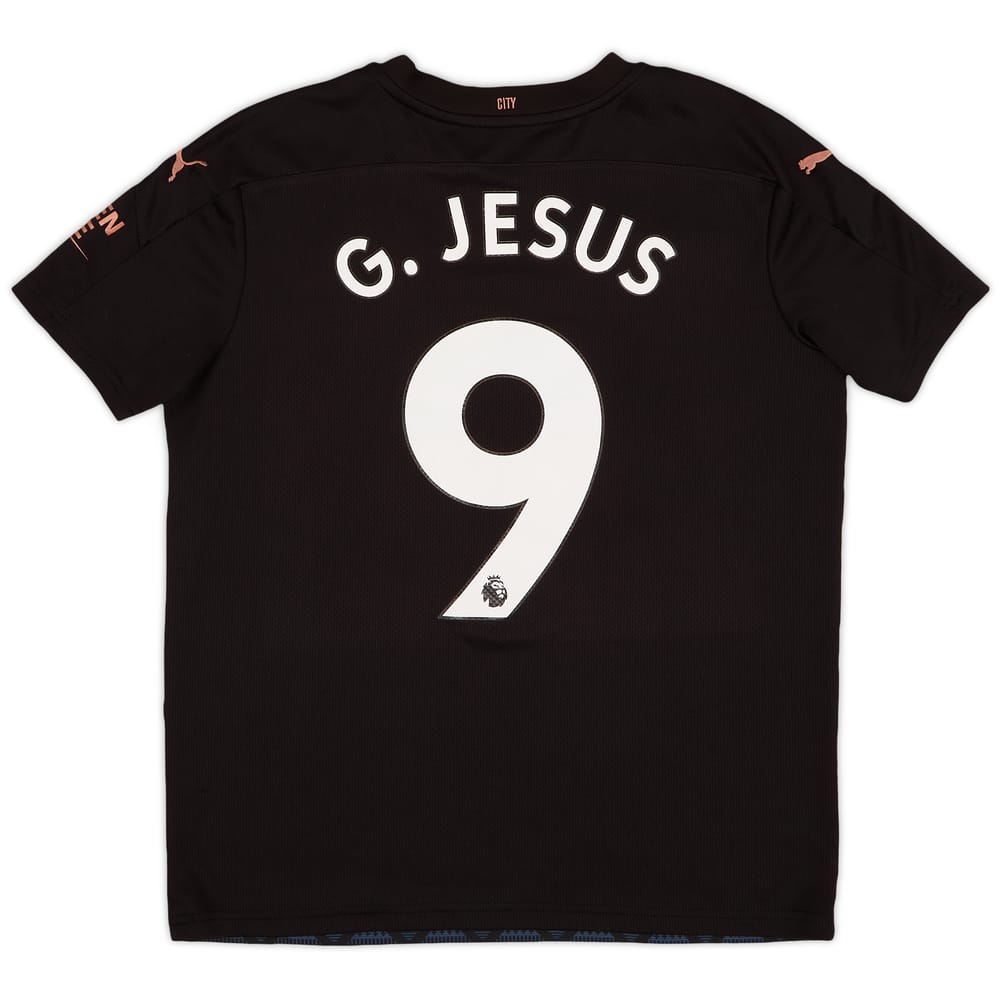 2020-21 Manchester City Away Shirt G.Jesus 9 - 8/10 - (XL.Boys)
