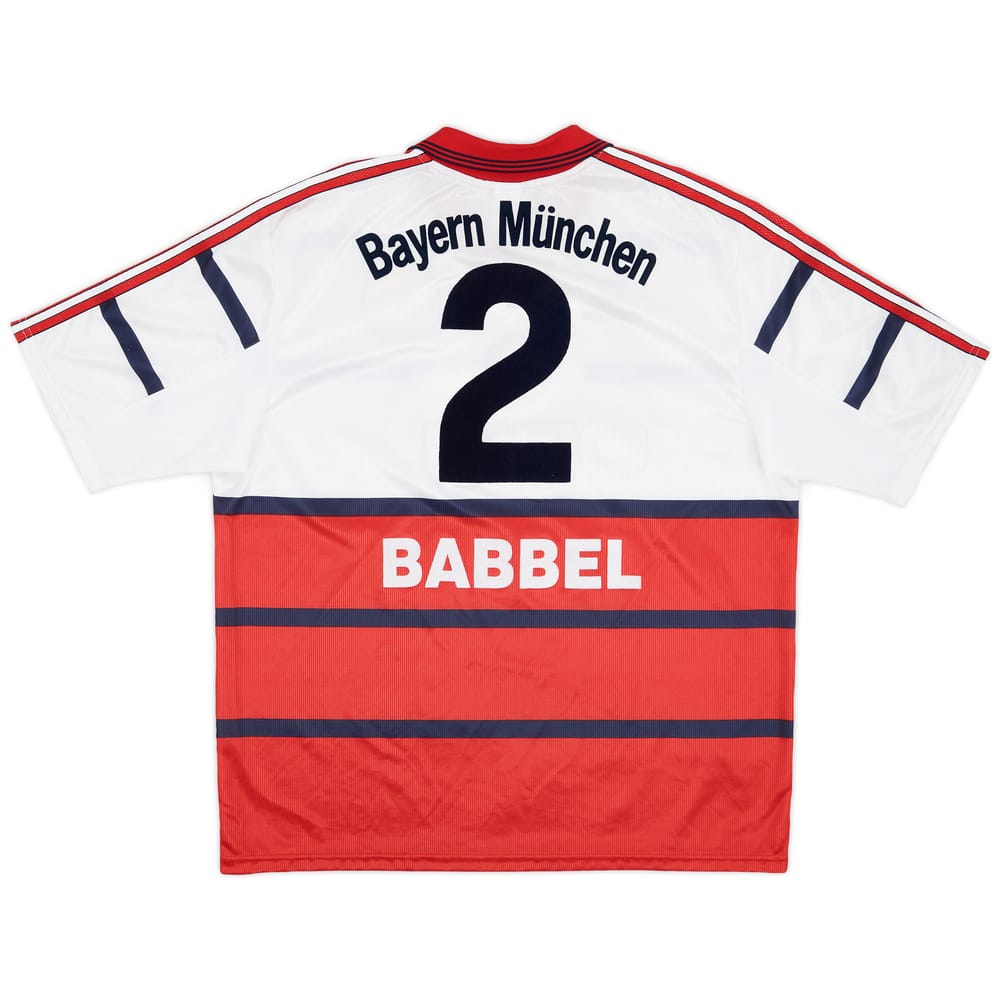 1998-00 Bayern Munich Away Shirt Babbel #2 - 9/10 - (XL)