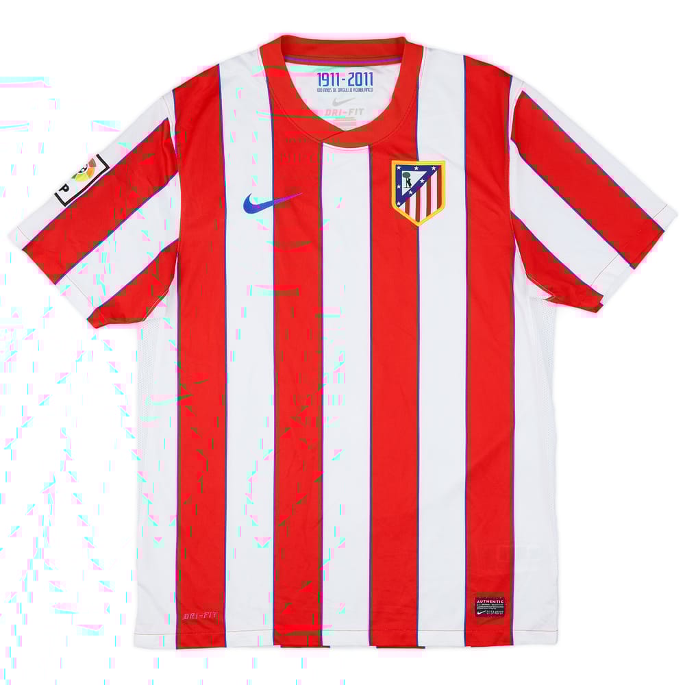 2011-12 Atletico Madrid Home Shirt - 10/10 - (M)
