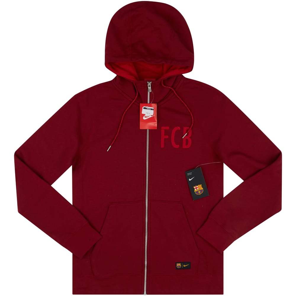 2017-18 Barcelona Nike Hooded Jacket (S)