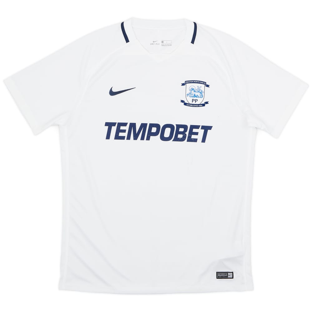 2017-18 Preston Home Shirt - 5/10 - (L)