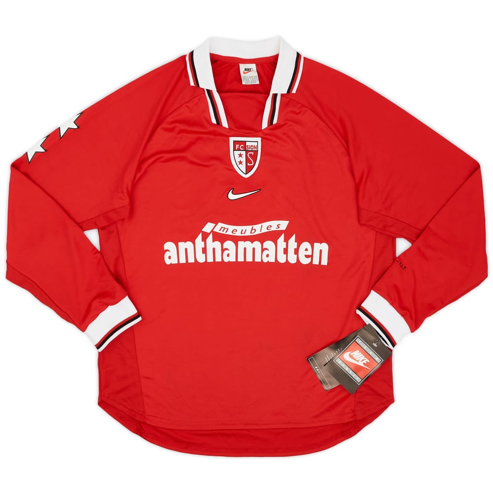 1998-00 FC Sion Player Issue Away L/S Shirt (XL)