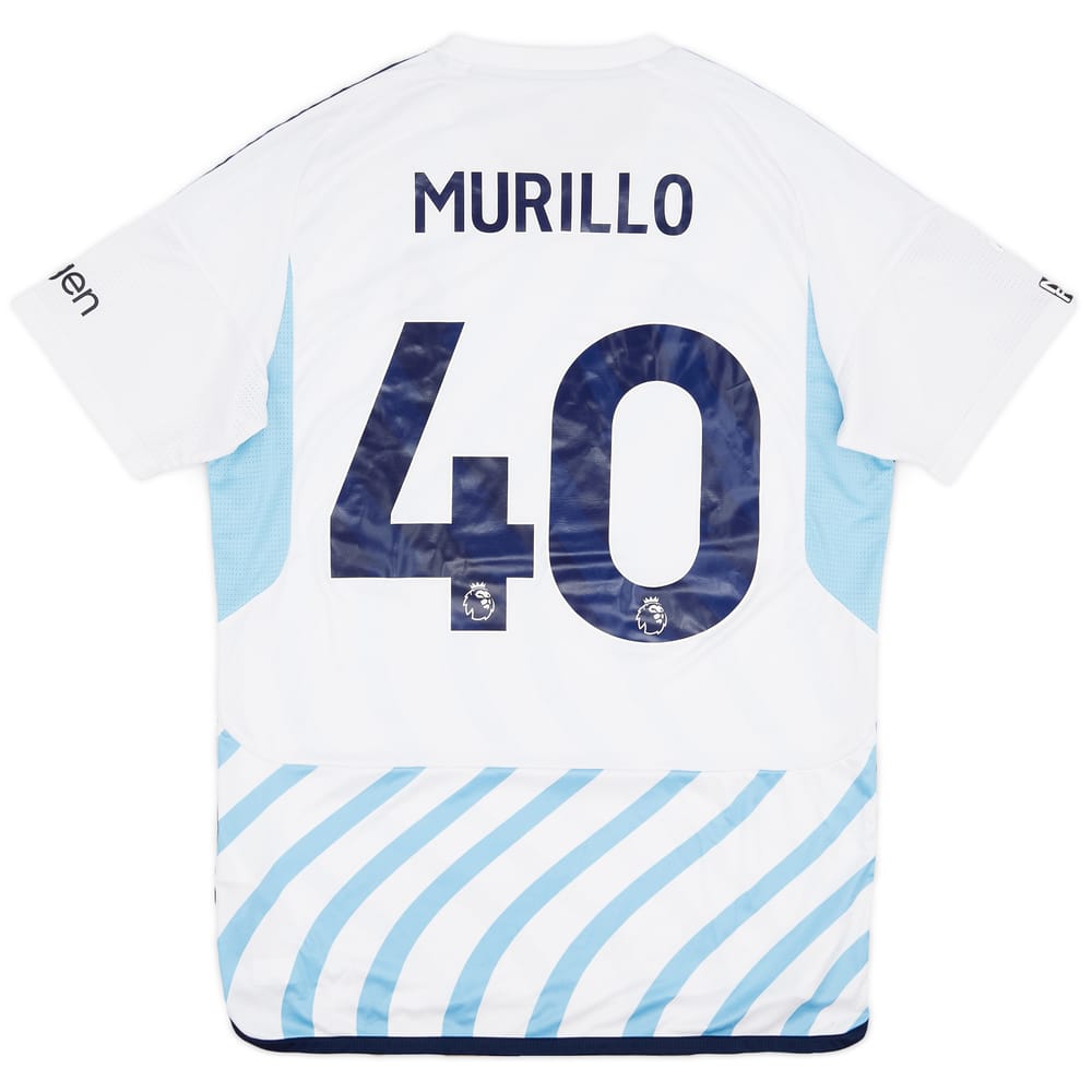 2023-24 Nottingham Forest Match Issue Away Shirt Murillo #40