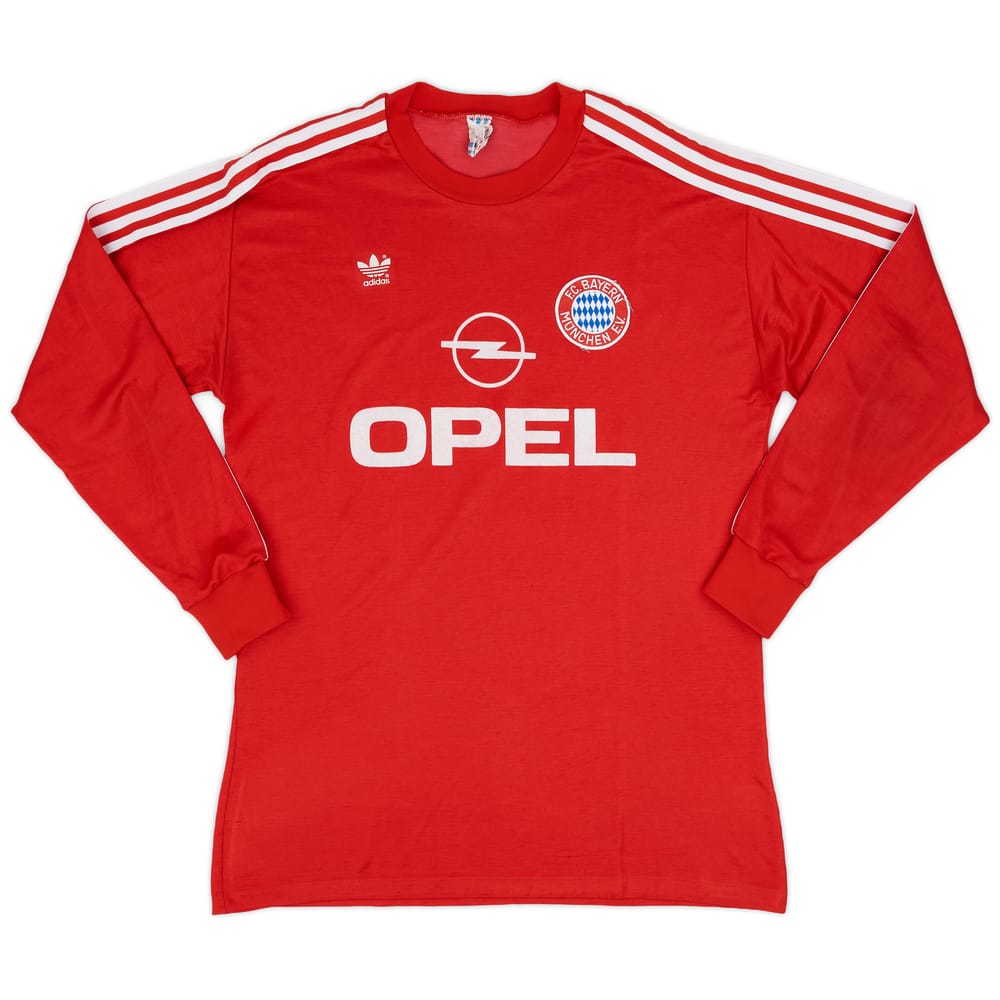 1989-91 Bayern Munich Home L/S Shirt #11 - 8/10 - (L)
