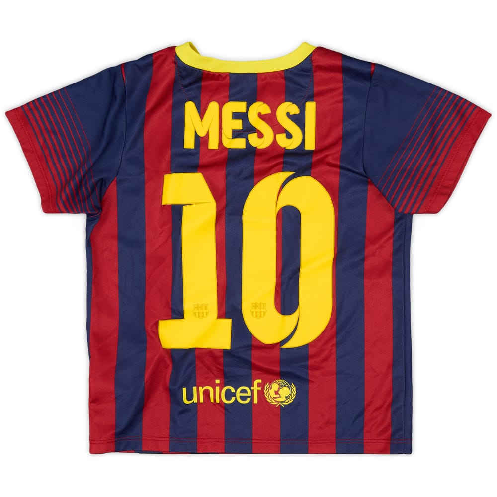 2013-14 Barcelona Home Shirt Messi #10 - 9/10 - (4-5 Years)