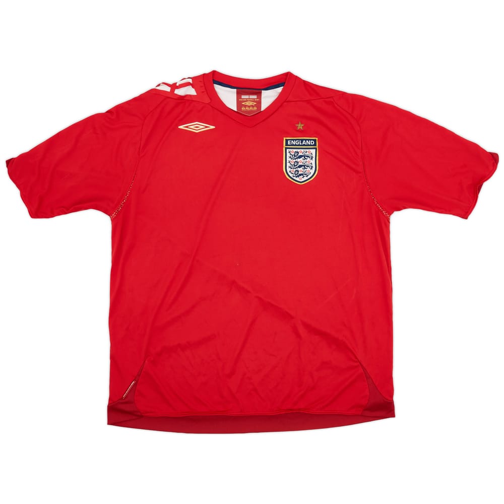2006-08 England Away Shirt - 9/10 - (XXL)