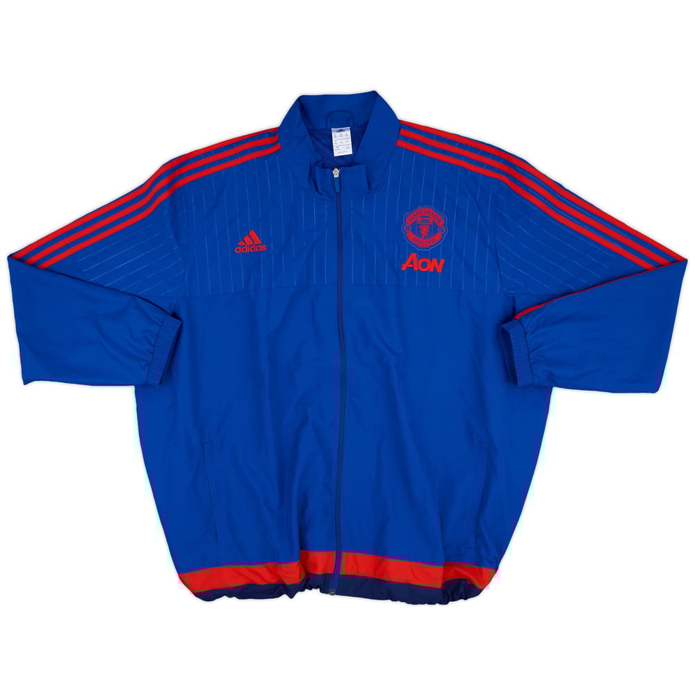 2015-16 Manchester United adidas Track Jacket - 8/10 - (4XL)