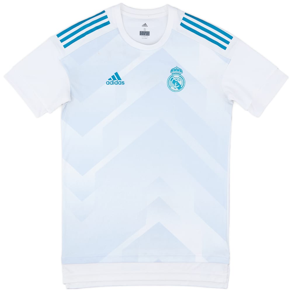 2017-18 Real Madrid adidas Training Shirt - 5/10 - (S)