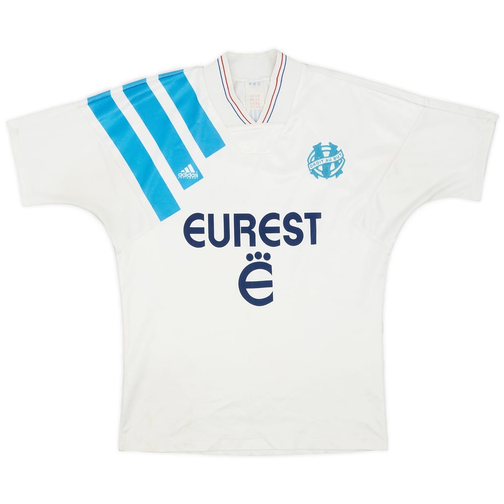 1993-94 Olympique Marseille Home Shirt - 9/10 - (L.Boys)