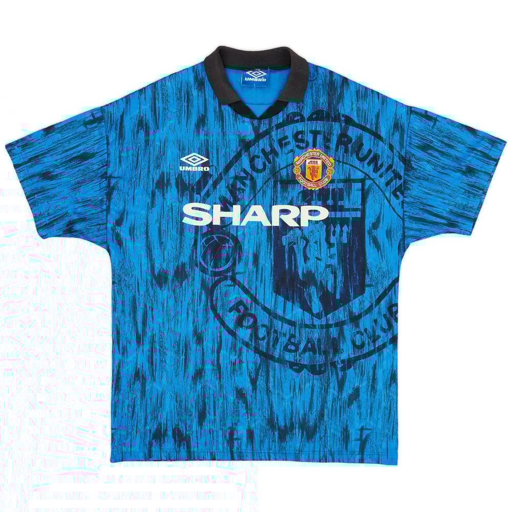 1992-93 Manchester United Away Shirt - 8/10 - (L)