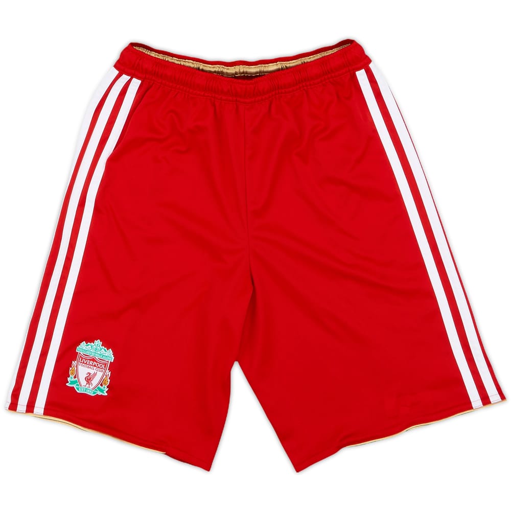 2010-12 Liverpool Home Shorts - 8/10 - (M.Boys)