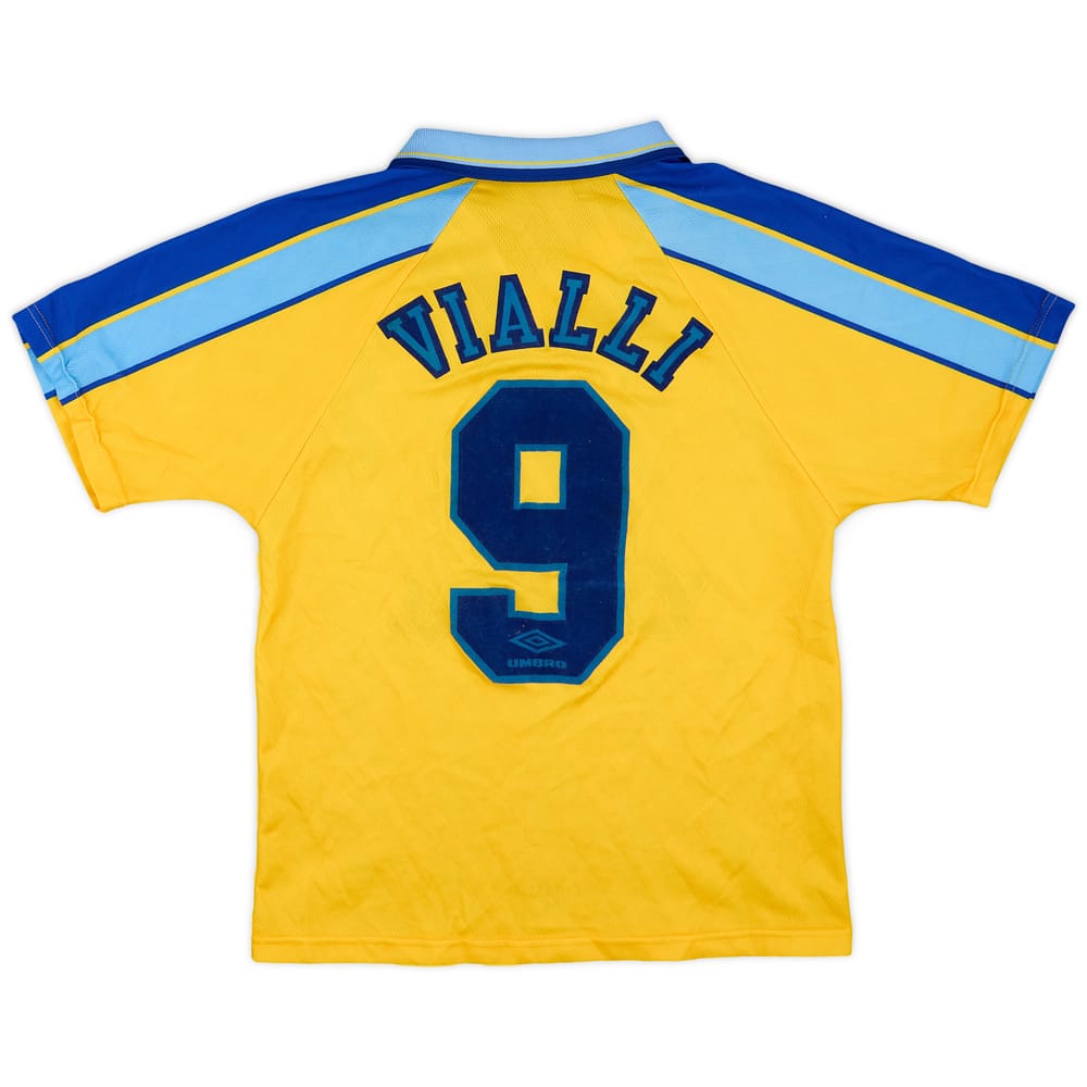 1996-97 Chelsea Away Shirt Vialli #9 - 7/10 - (Y)