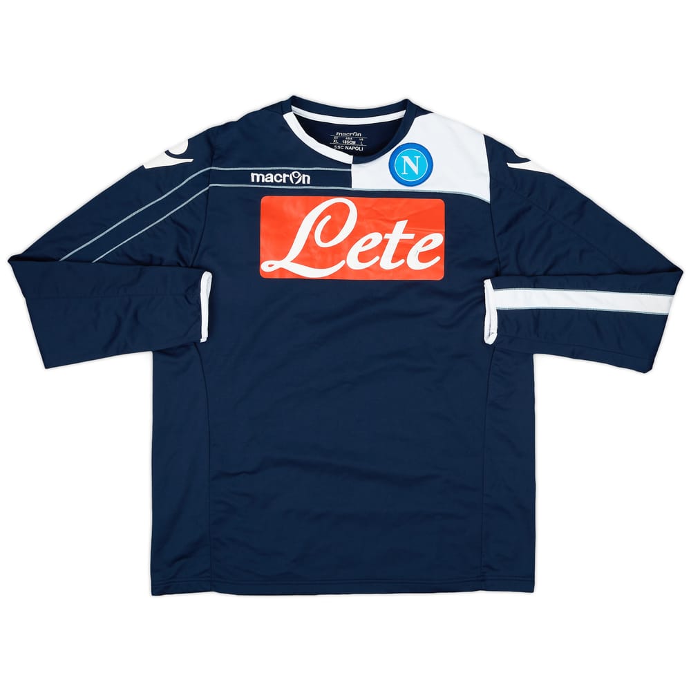 2011-12 Napoli Macron Sweat Top - 6/10 - (XL)