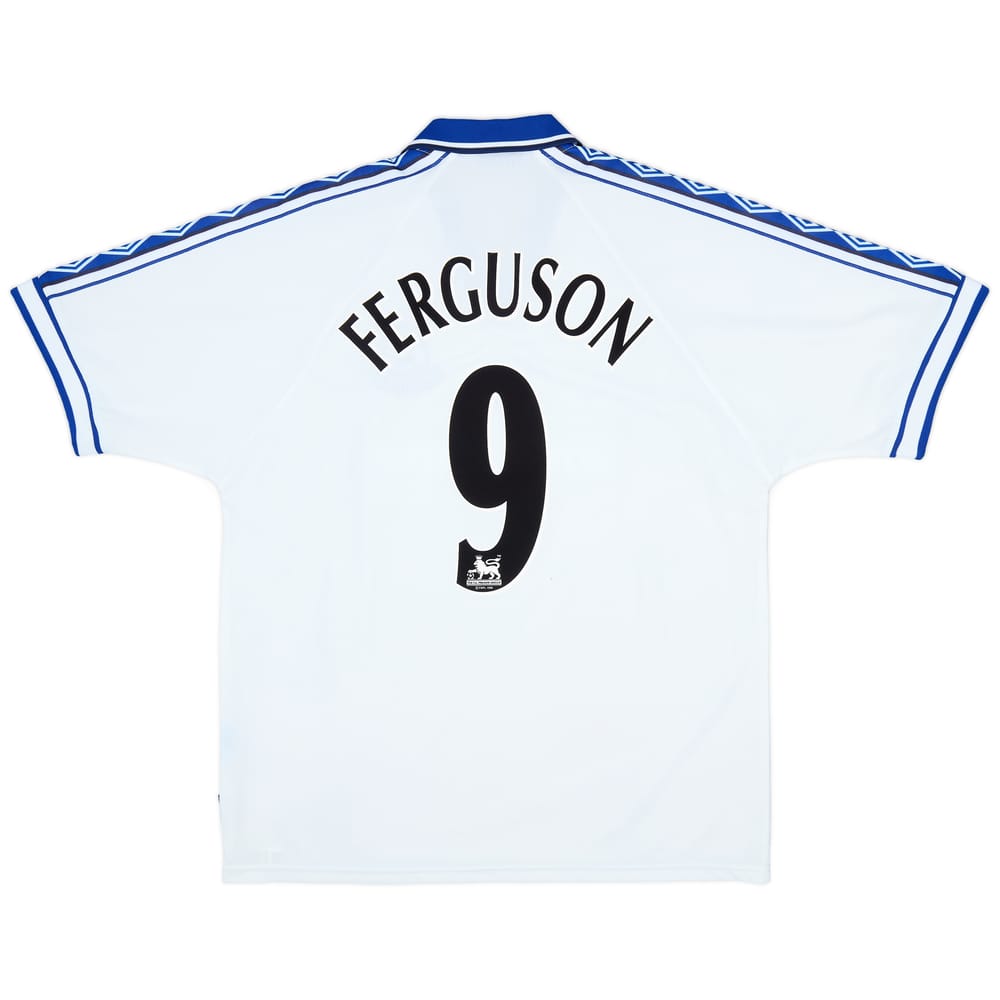 1998-99 Everton Away Shirt Ferguson #9 - 9/10 - (XL)