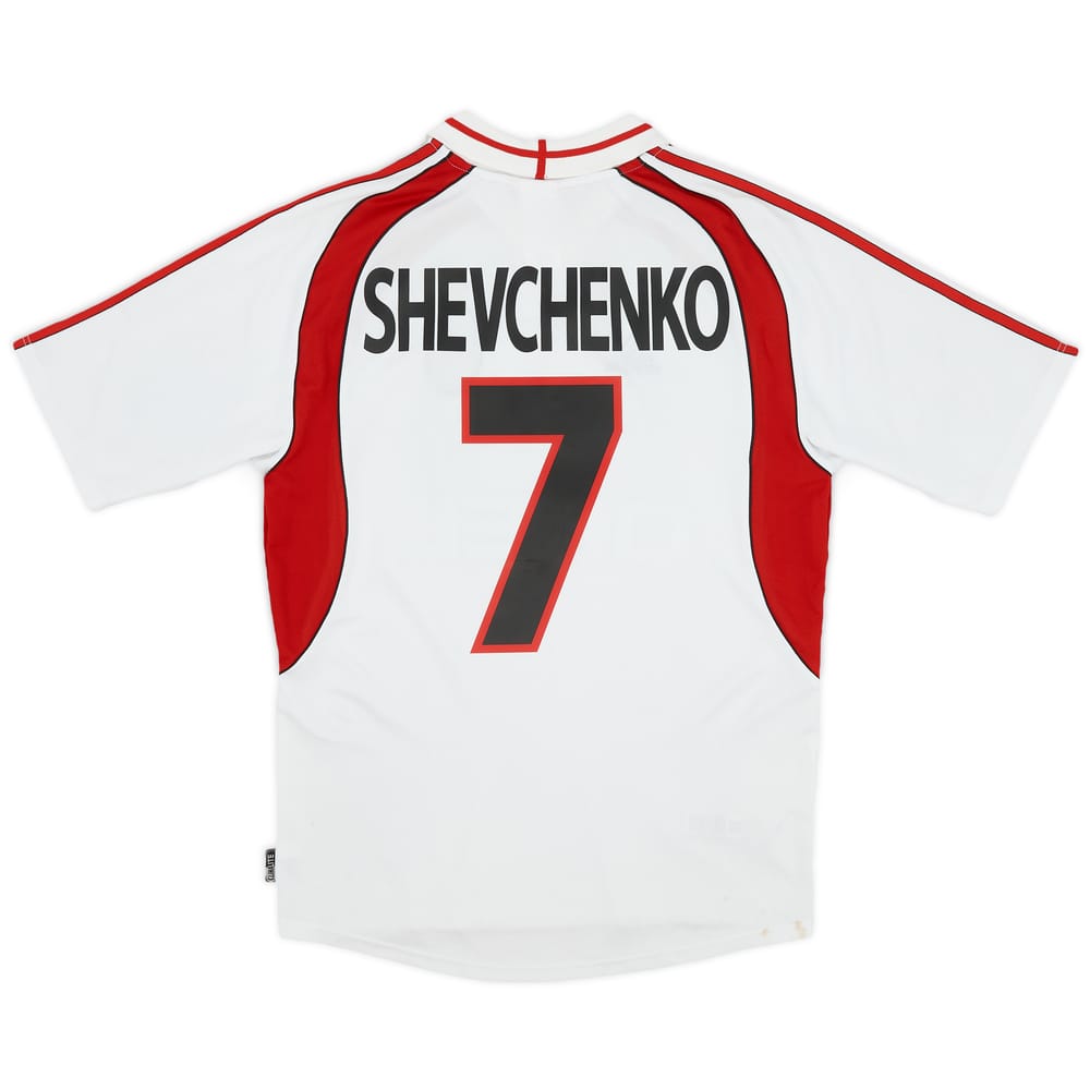 2000-02 AC Milan Away Shirt Shevchenko #7 - 7/10 - (M)