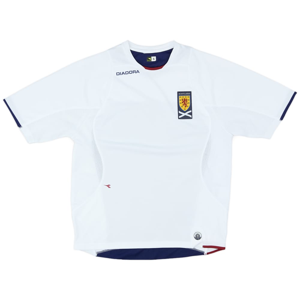 2006-07 Scotland Diadora Training Shirt - 10/10 - (S)