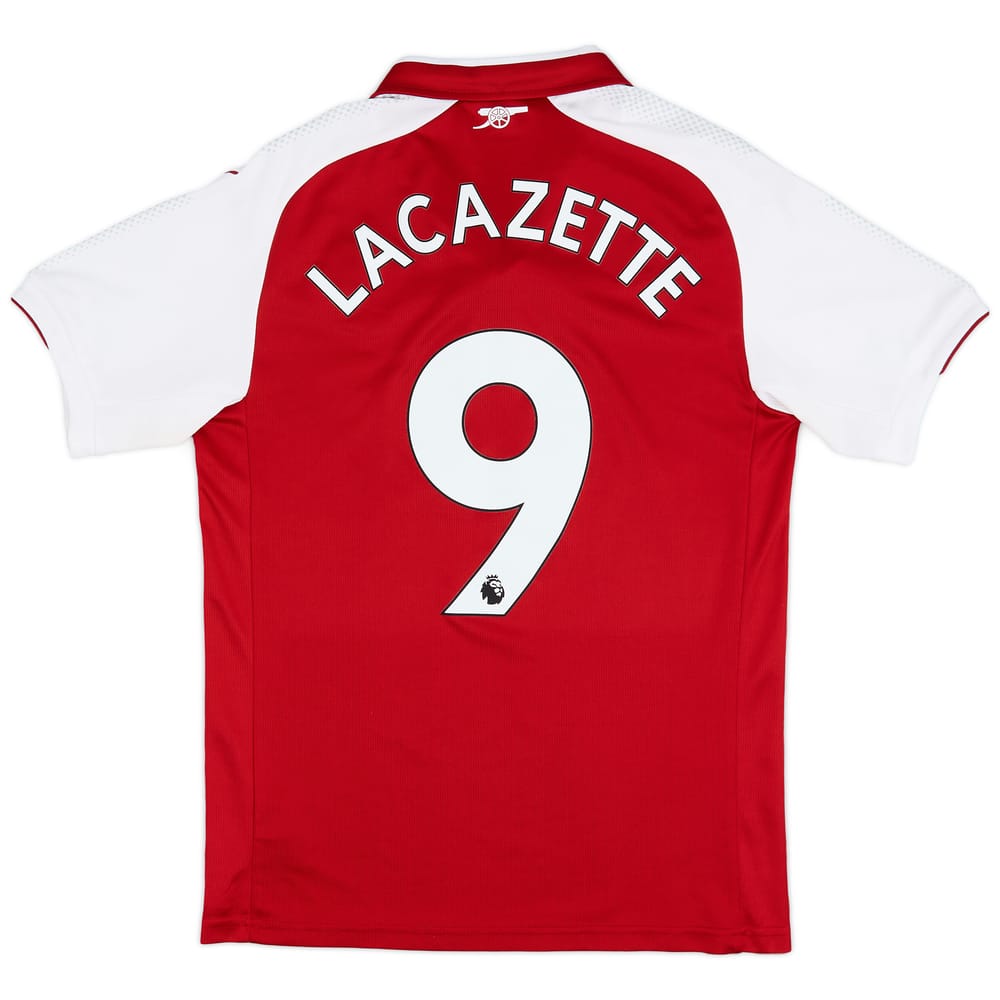 2017-18 Arsenal Home Shirt Lacazette #9 - 9/10 - (S)