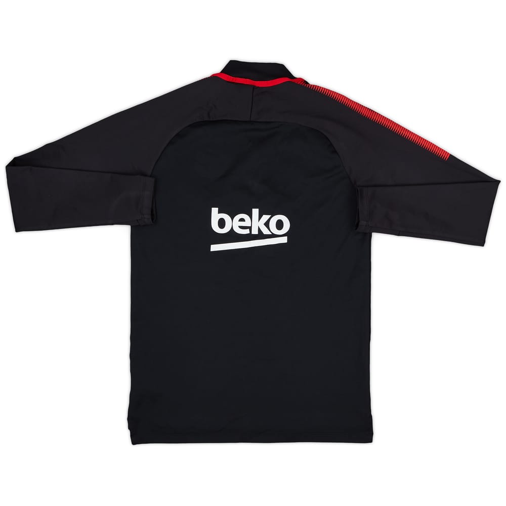 2017-18 Barcelona Nike 1/4 Zip Drill Top - 9/10 - (S)