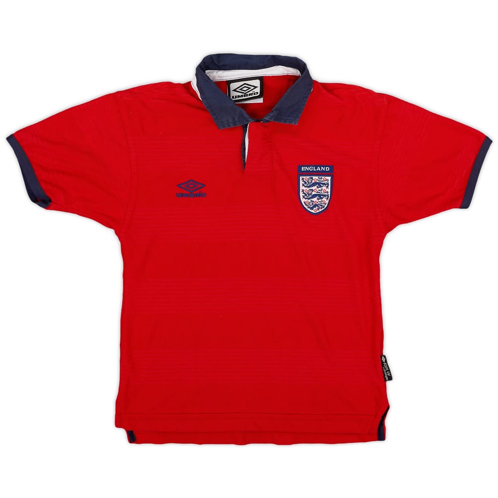 1999-01 England Away Shirt - 8/10 - (6-7 Years)