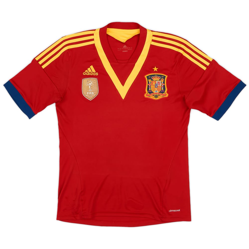 2013 Spain Confederation Cup Home Shirt - 6/10 - (S)