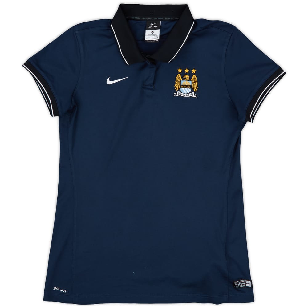 2014-15 Manchester City Nike Polo Shirt - 9/10 - (Women's M)