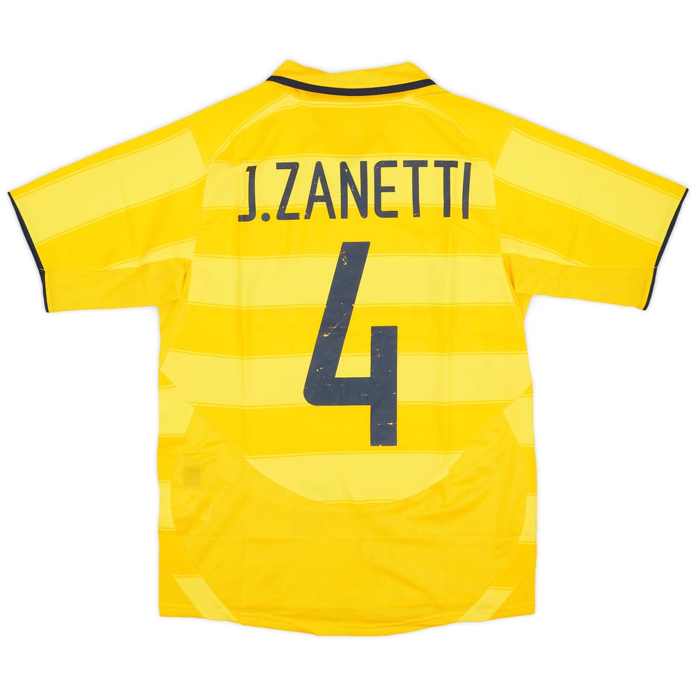2003-04 Inter Milan Away Shirt Zanetti #4 - 6/10 - (S)