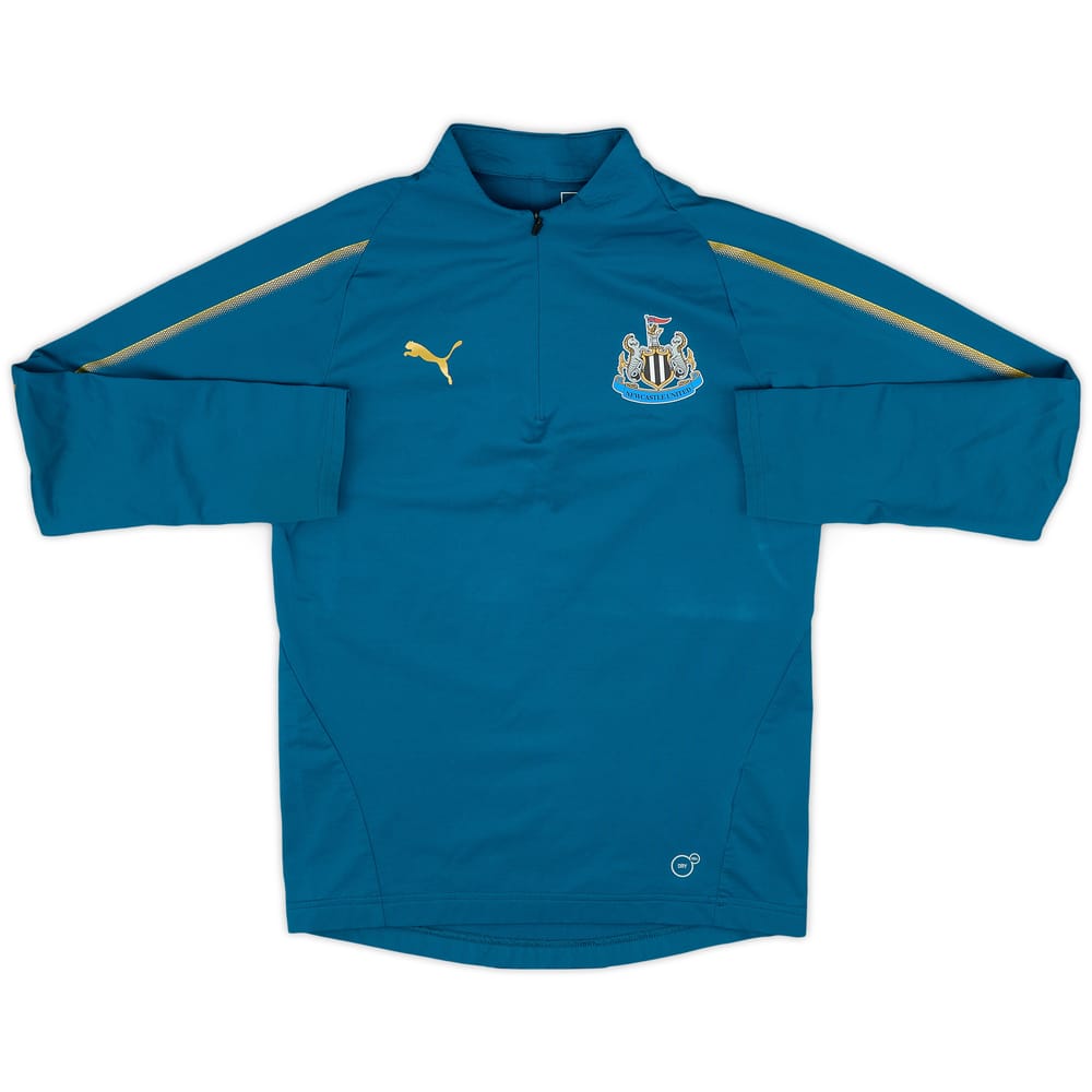 2018-19 Newcastle Puma 1/4 Zip Training Top - 8/10 - (L.Boys)