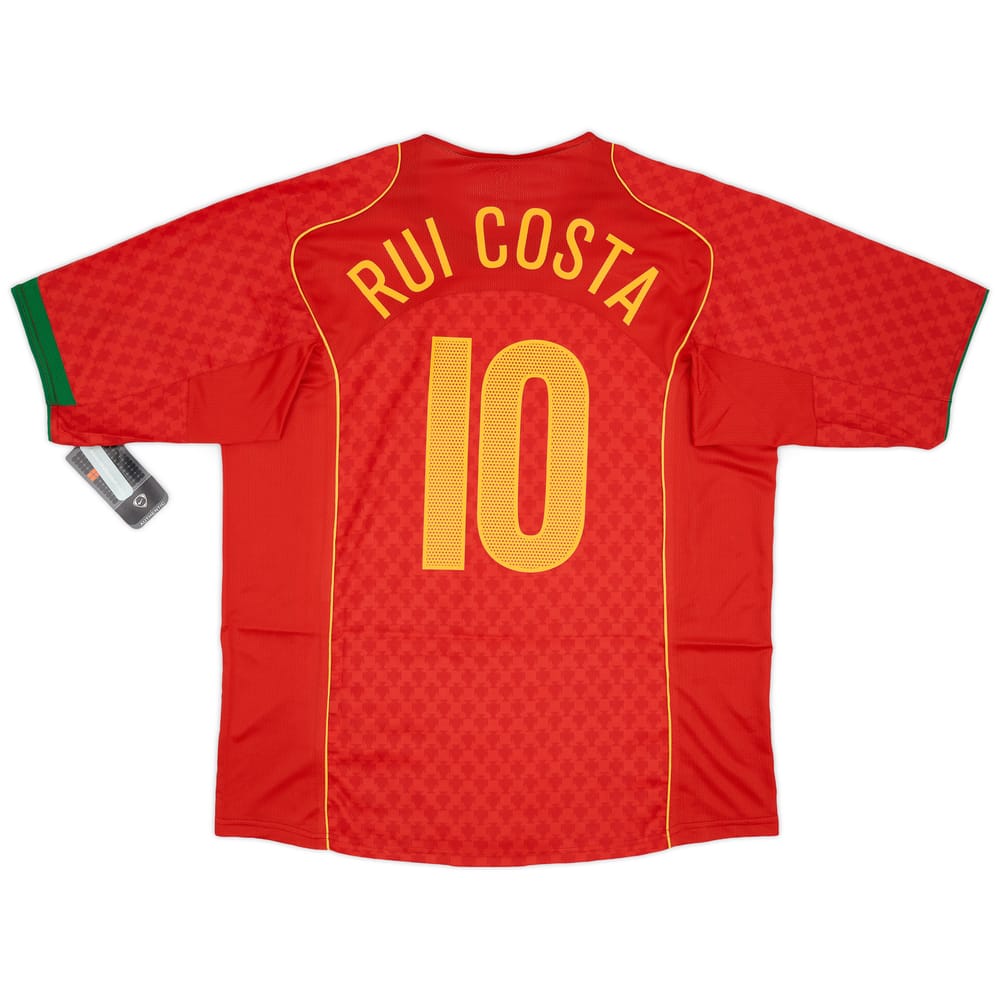 2004-06 Portugal Home Shirt Rui Costa #10 (XL)