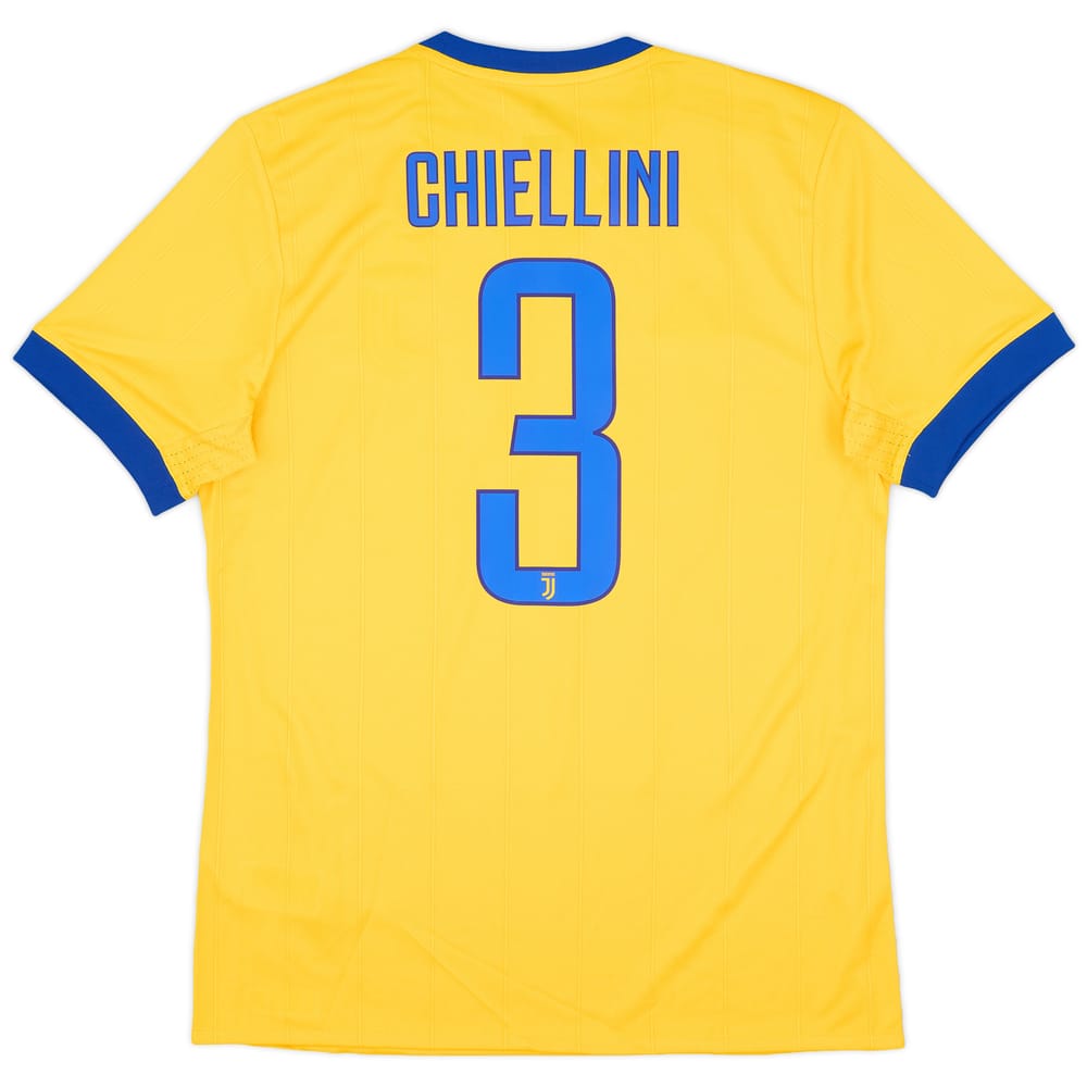 2017-18 Juventus Away Shirt Chiellini #3 (M)