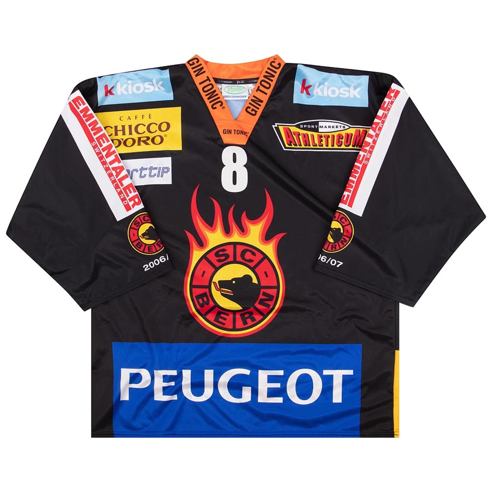 2006-07 SC Bern Steinegger #8 Yvette Jersey (Home) XL
