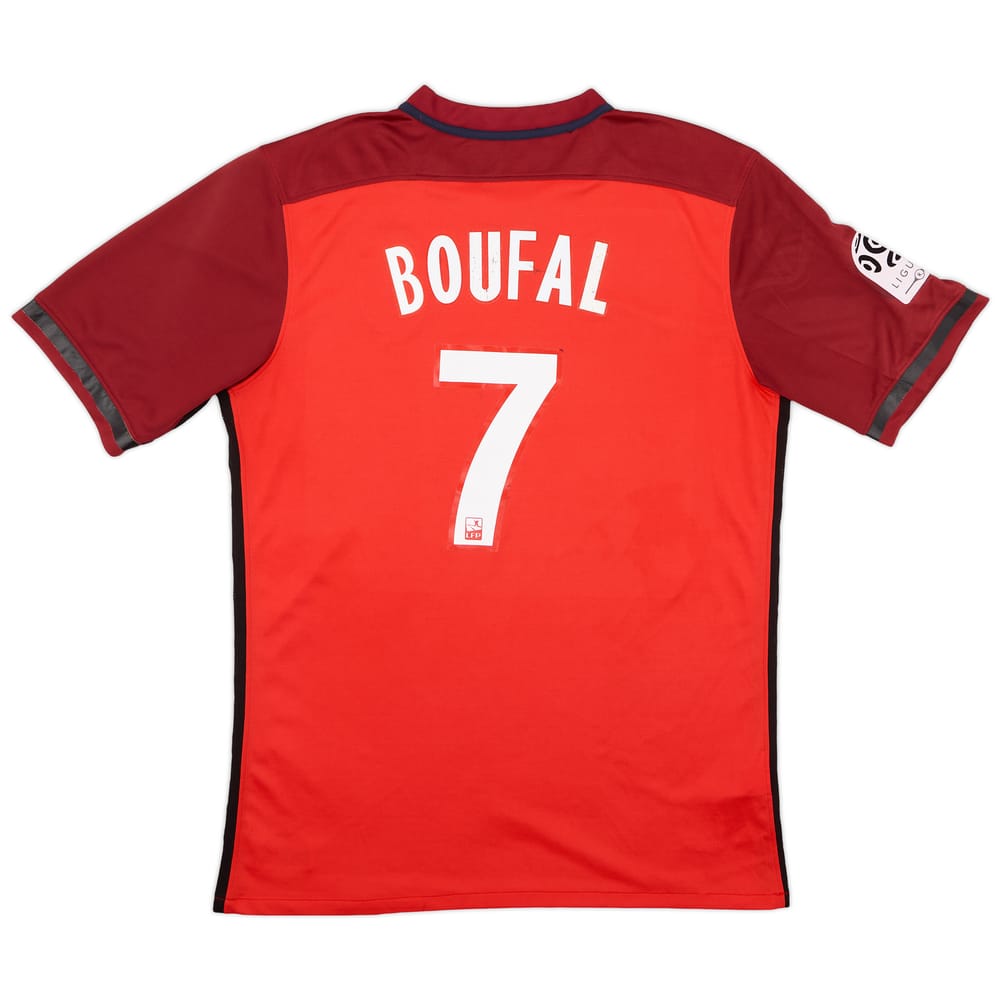 2015-16 Lille Home Shirt Boufal #7 - 6/10 - (M)