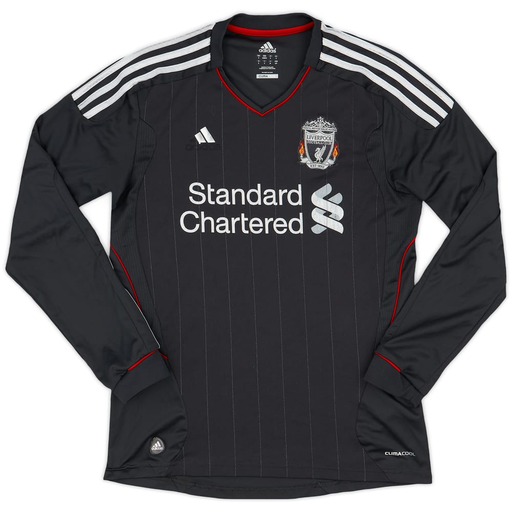 2011-12 Liverpool Away L/S Shirt - 4/10 - (S)