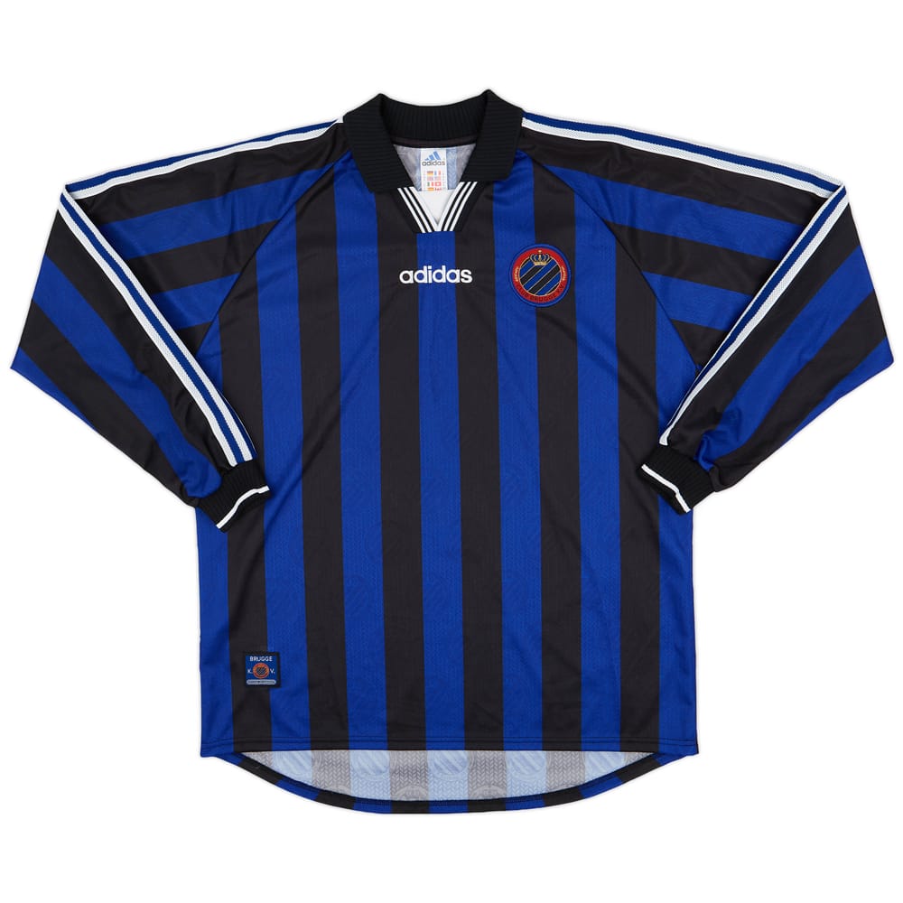 1997-98 Club Brugge Home L/S Shirt - 9/10 - (XL)
