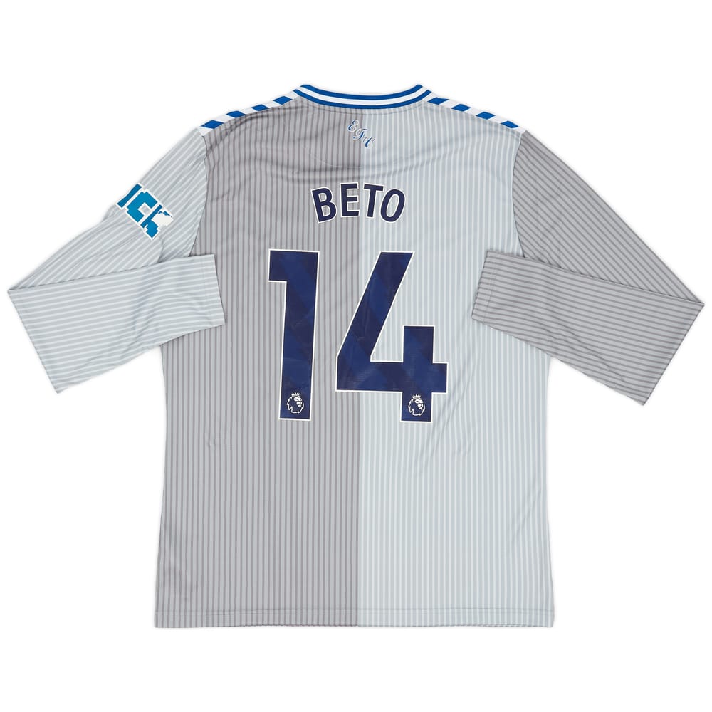 2023-24 Everton Third L/S Shirt Beto #14 (XL)
