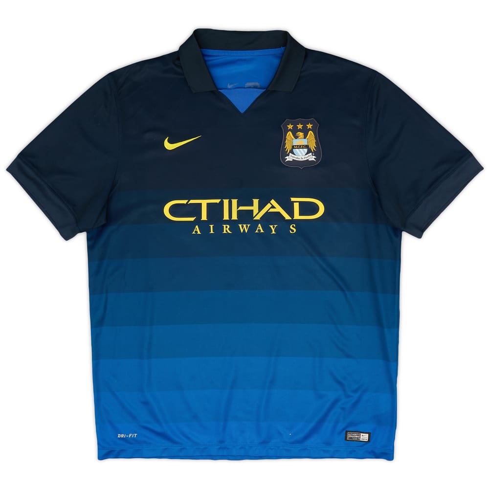 2014-15 Manchester City Away Shirt - 5/10 - (XL)