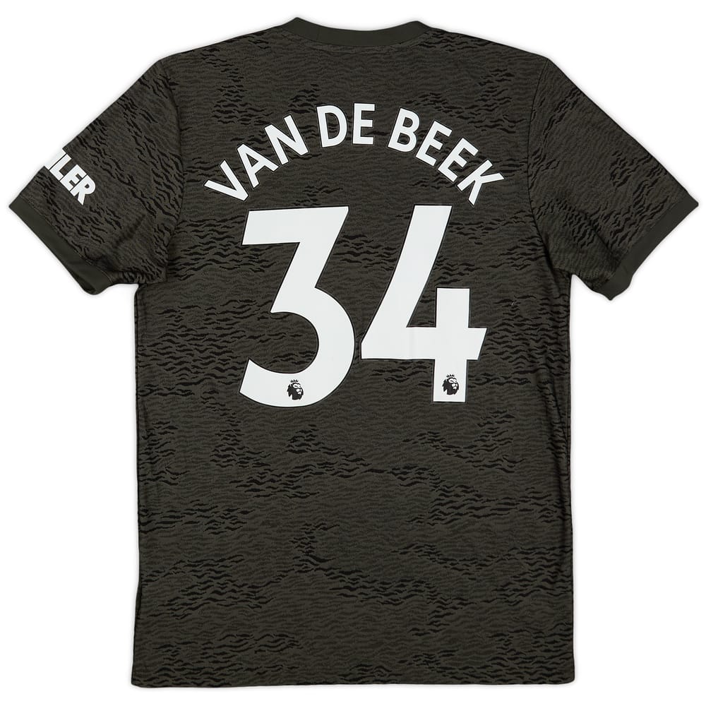2020-21 Manchester United Away Shirt Van De Beek #34 - 9/10 - (M)