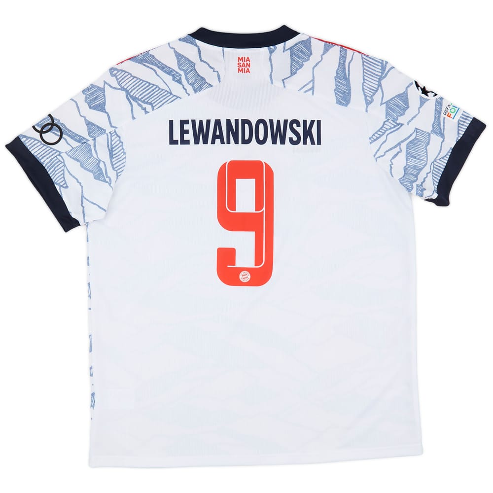 2021-22 Bayern Munich Authentic Third Shirt Lewandowski #9 (XL)